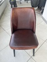3 Vintage Echtleder Sessel