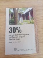 30% Rabatt Museum Augusta Raurica