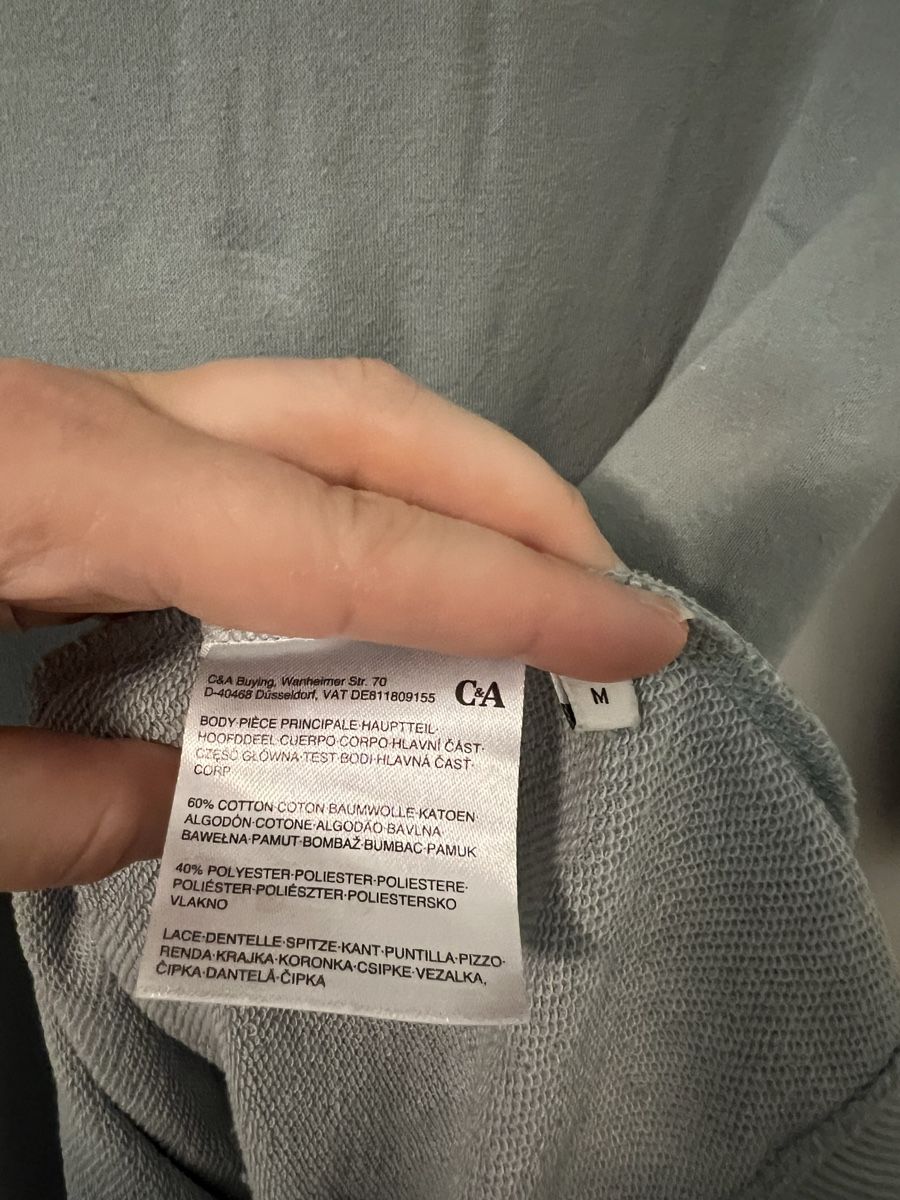 C&A Maglioni & Felpe: Hoodie-Kleid mit Spitze, Gr. M, elegant, leger – Usato da Winterthur venduto da mel_wy 4