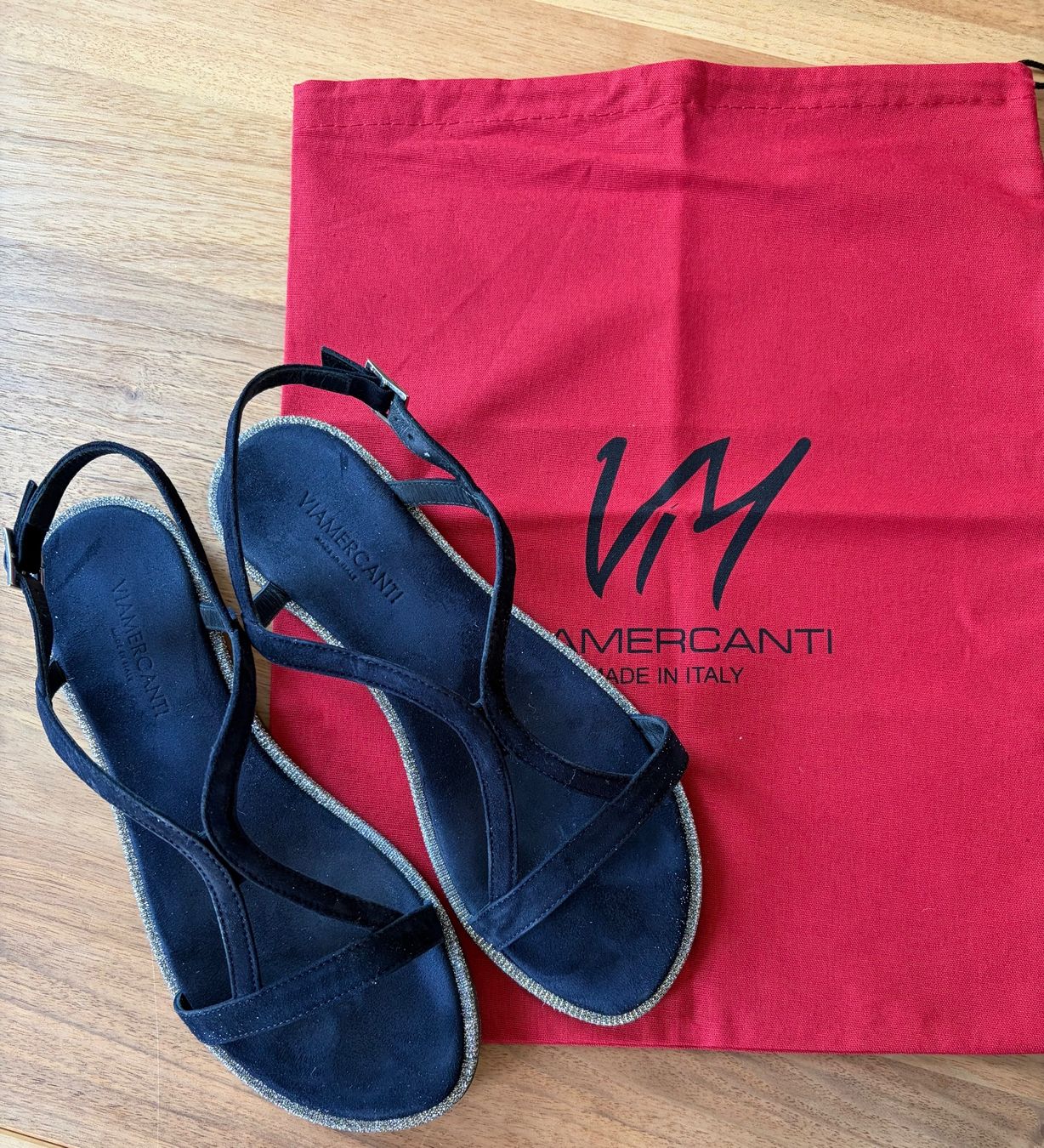 Scarpe da donna: Sommer Sandalen Leder blau Grösse 37.5 – Usato da Basel venduto da SirJames01