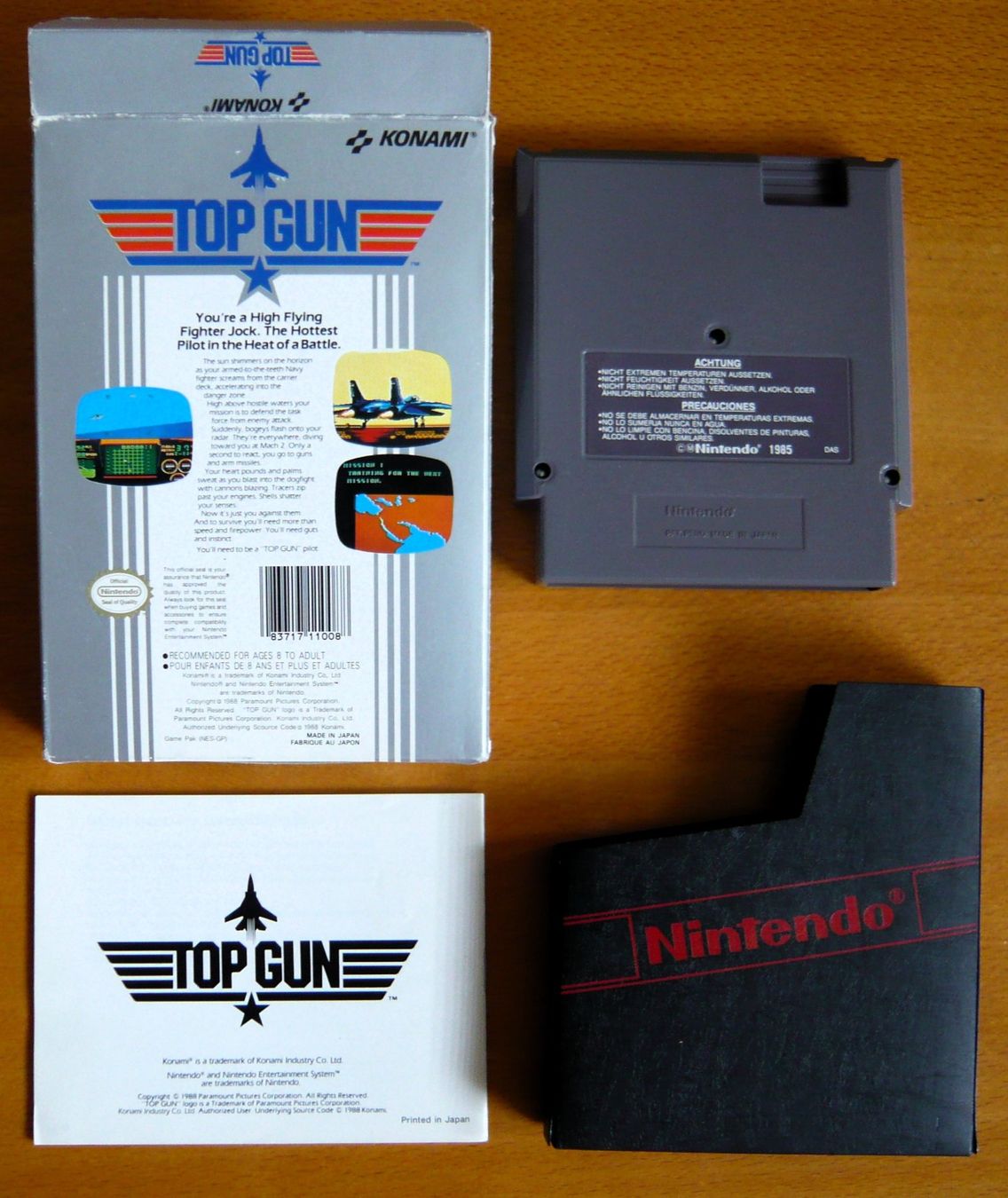 Nintendo Giochi: NES : Top Gun, CIB, Excellent état ! – Usato da Onex venduto da Jaguar1986 3