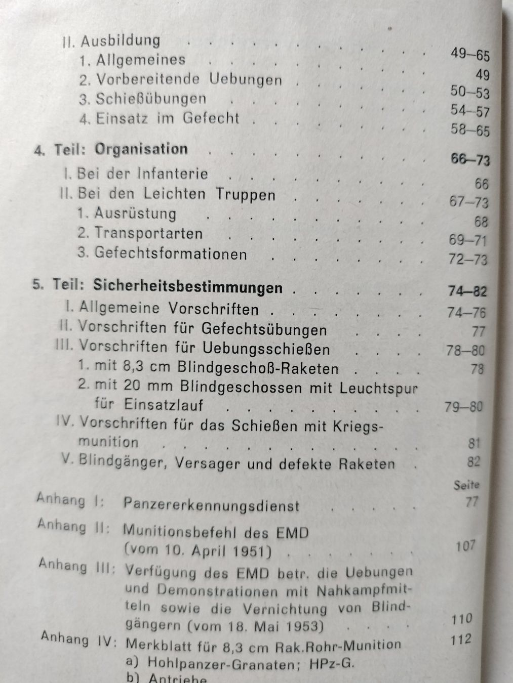 Bücher: Antikes Schweizer Armee Militär Büchlein von 1957 – Gebraucht aus Schwanden Sigrisw von cadieux71 2