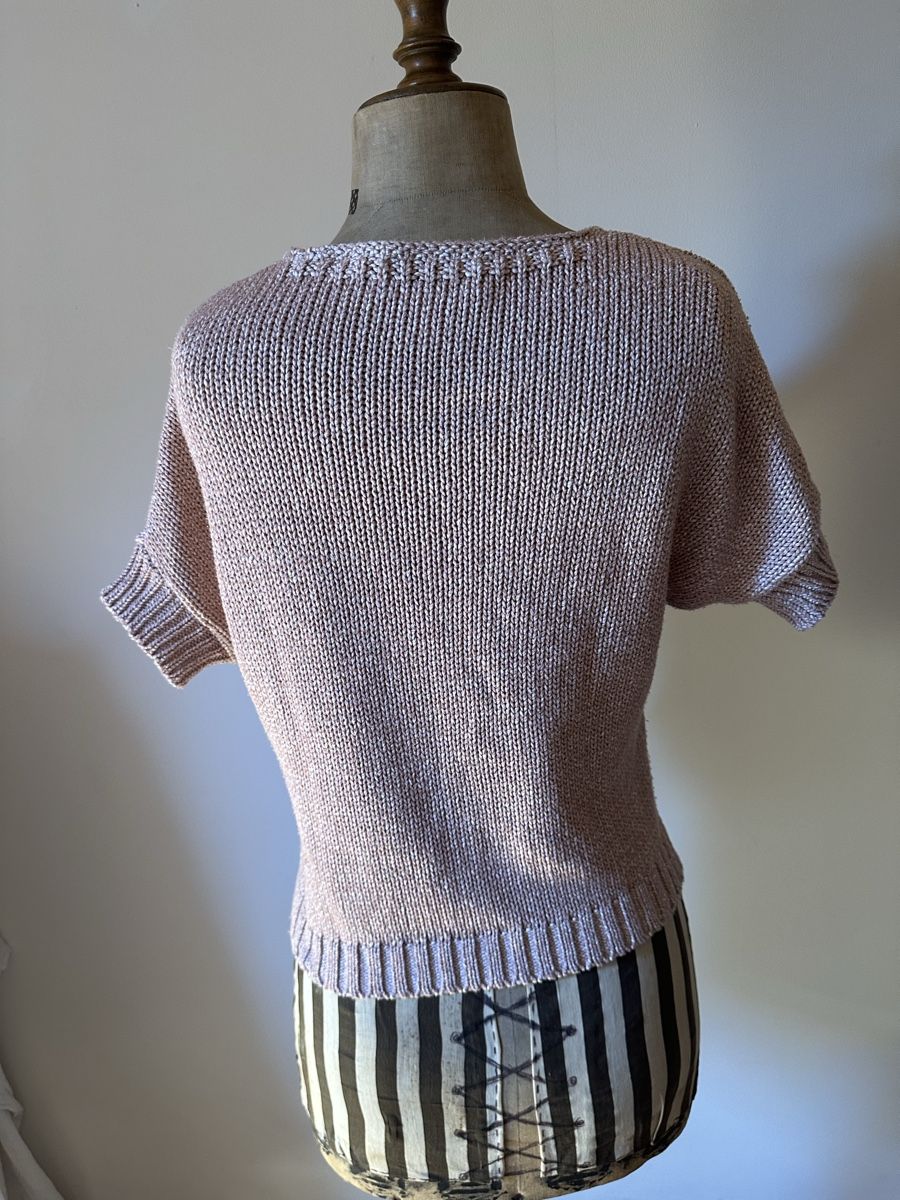 Pulls & Sweat-shirts: Pullover Damen Tesi-ni Rosa Kurzarm Strick Grösse S/M – D'occasion à Bern par Noeci 2