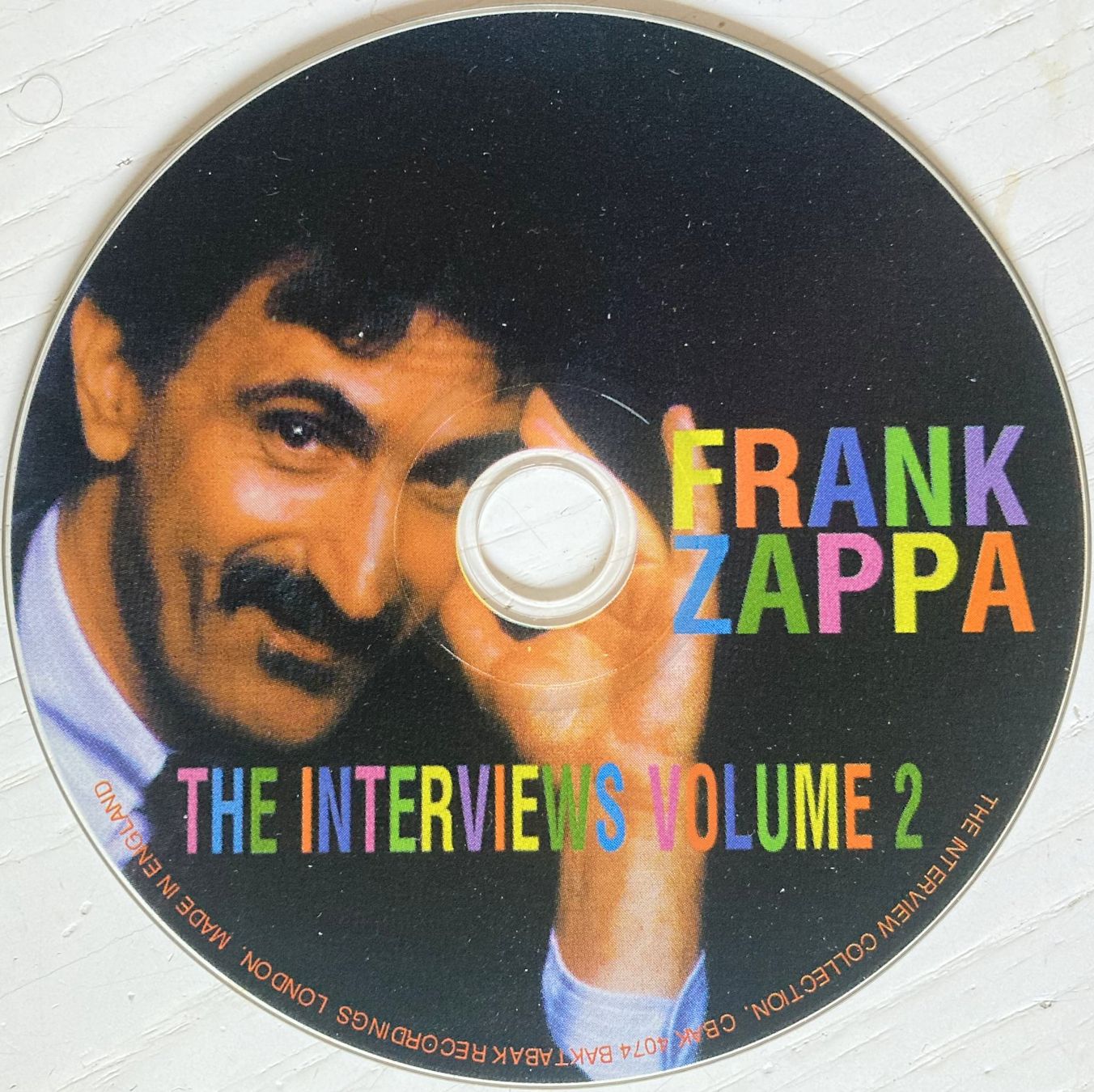 CD: FRANK ZAPPA - THE INTERVIEWS VOLUME 2 – Usato da Bottens venduto da hotter-than-hell 2