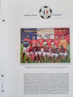 Fussball EM 2016 - 7 Spezielle Briefe mit Illustration