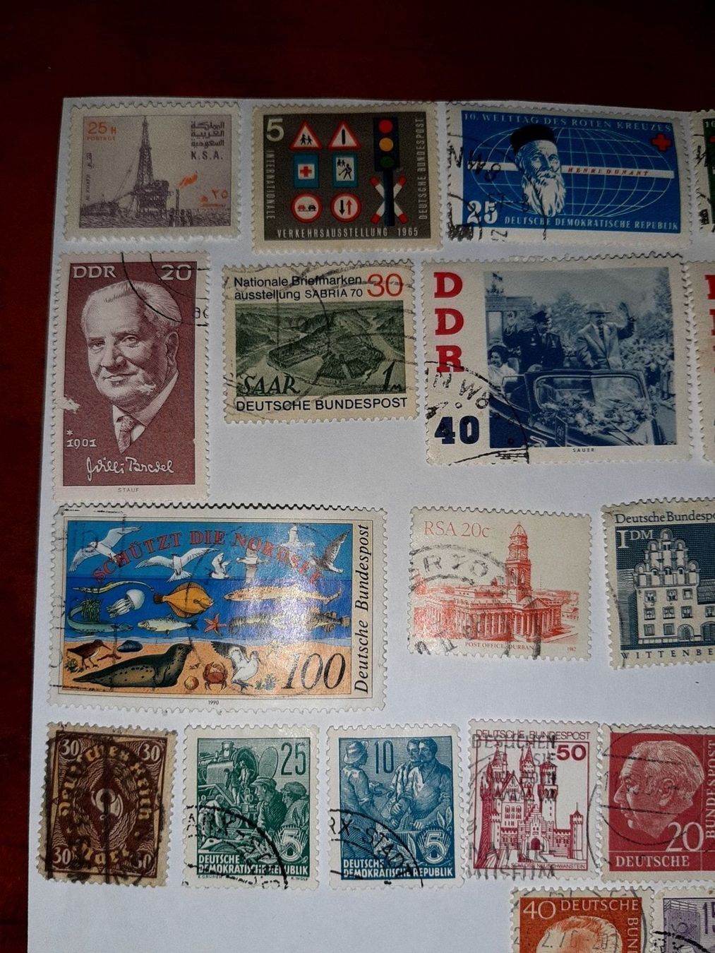 Tutti i francobolli: 29 timbres allemagne – Nuovo (secondo la descrizione) da Le locle venduto da juliensaran 1