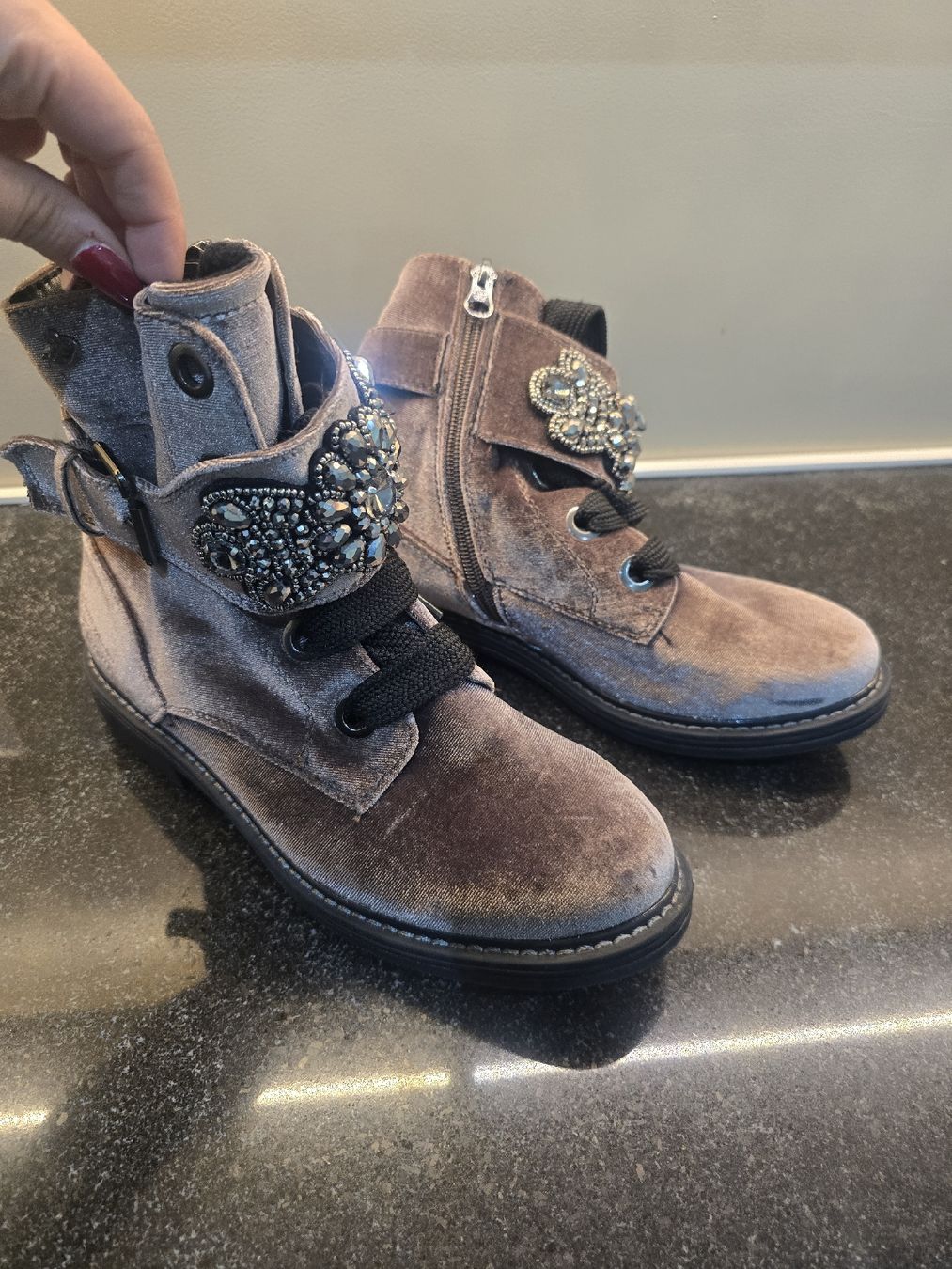 Tom Tailor Damenschuhe: Tom Tailor Denim Boots in altrosa - Grösse 37 – Neu (gemäss Beschreibung) aus Hägglingen von Raff_Ella 1