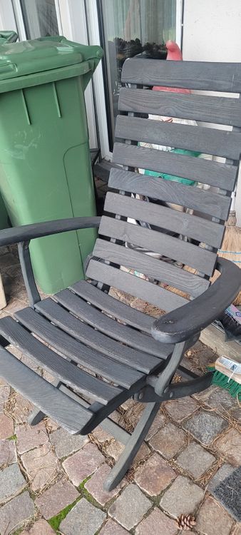 Gartentisch mit 8 Stühle von Herlag 70er Jahre Kaufen auf Ricardo
