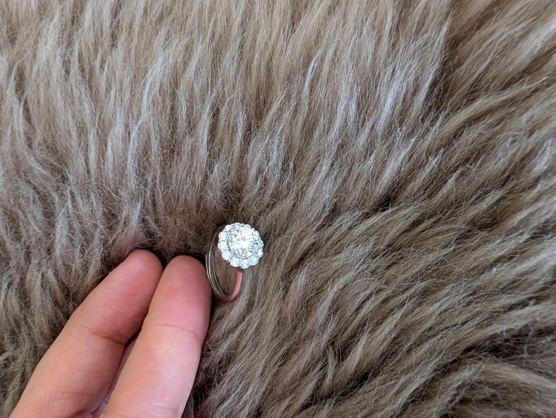 Anelli: Fingerring mit Mossanit Silber 925 – Usato da Appenzell venduto da Pontigui2007 4