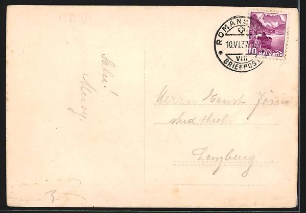 Cartoline postali: Romanshorn, Hafenpartie mit Kirche in de – Usato da Berlin venduto da bartko-reher 1