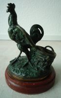 Sculpture en bronze "coq" - Bronzestatue "Hahn"