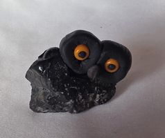 Eule Figur Naturstein Handgemacht sie Foto Wunder schön