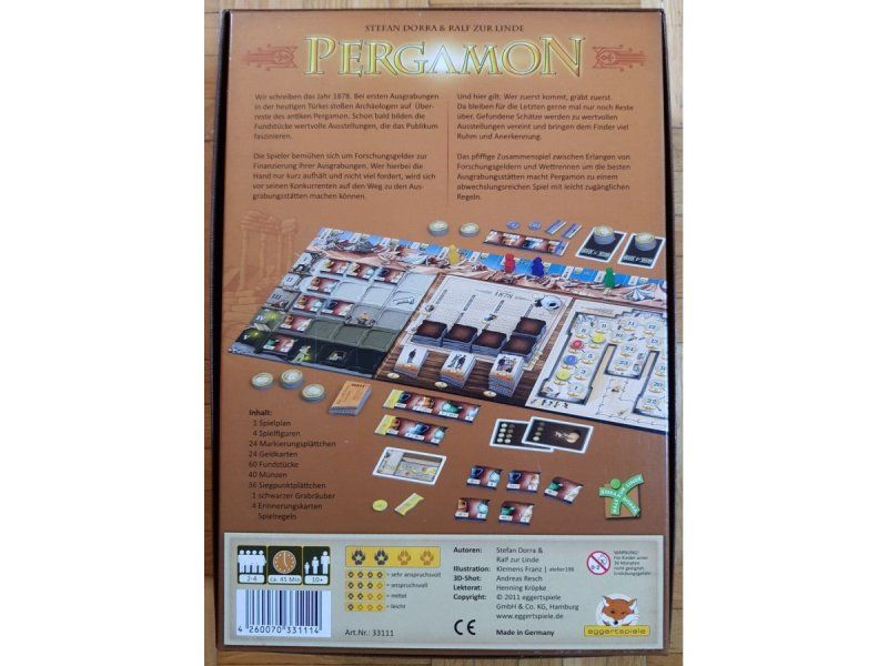 Spiele: Brettspiel "Pergamon" – Gebraucht aus Zürich von Desmond01 1