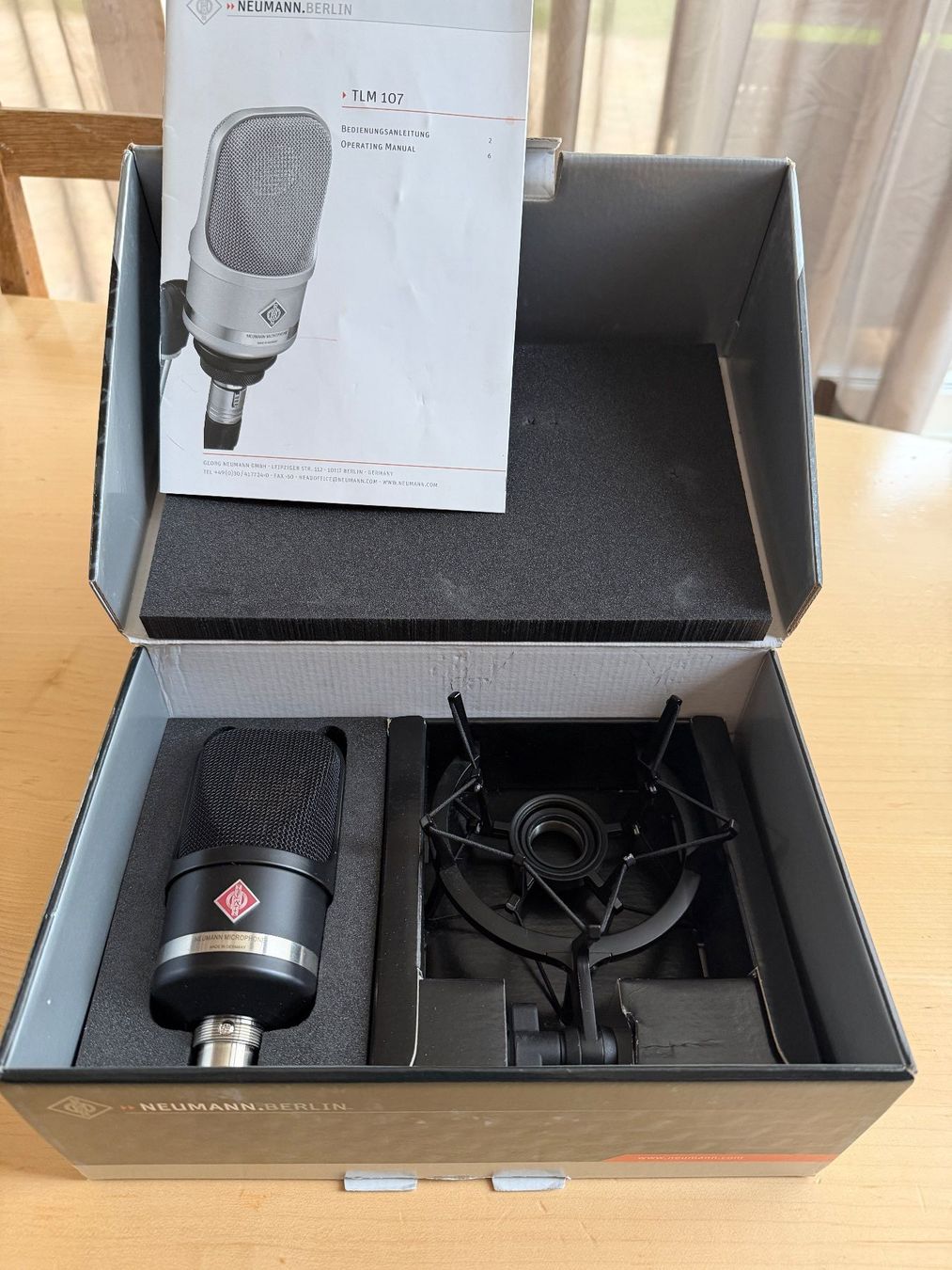 Neumann Microfoni: Neumann TLM 107 bk Studio Set – Usato da Huttwil venduto da dominikdirosa