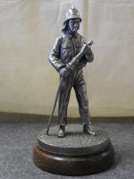 FEUERWEHRMANN, ZINN, HOLLAND, import holland, EINZELSTUCK