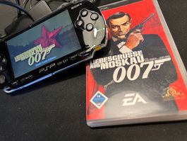Sony PSP mit drei Spielen