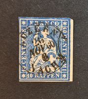 Strubel 23G Vollstempel Luzern Bogenrand