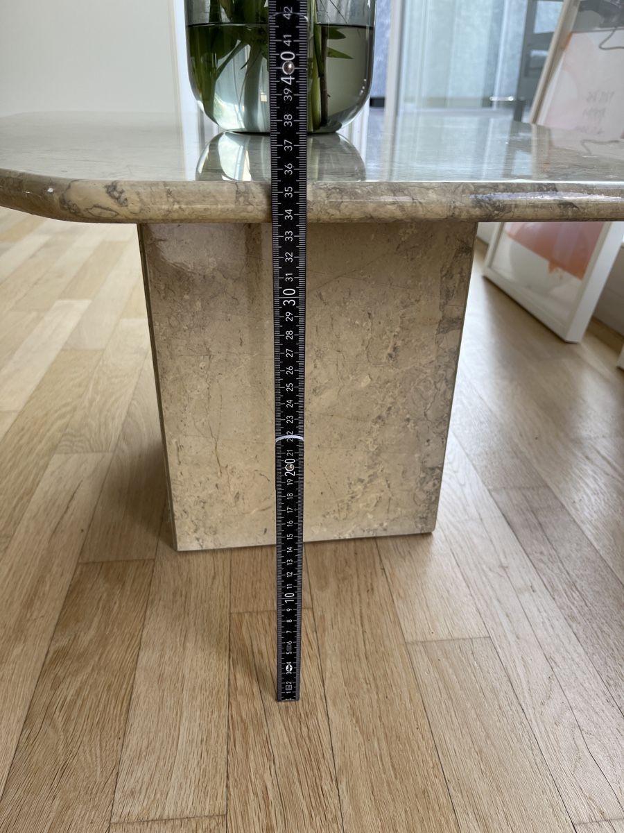 Tavoli: Vintage Marmortisch Couchtisch mit Sockel – Usato da Anglikon venduto da ste_t2gx 6