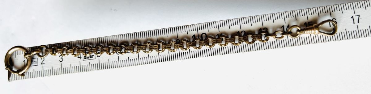 Sonstiges Uhren Zubehör: Antike Uhrenkette, 16 cm lang – Gebraucht aus Basel von TOMFAN 7