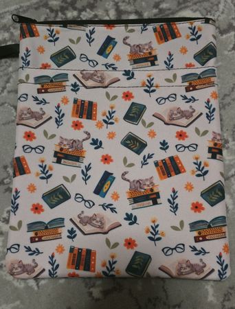 Pochette chat & livres - Idéale pour l'automne littéraire!