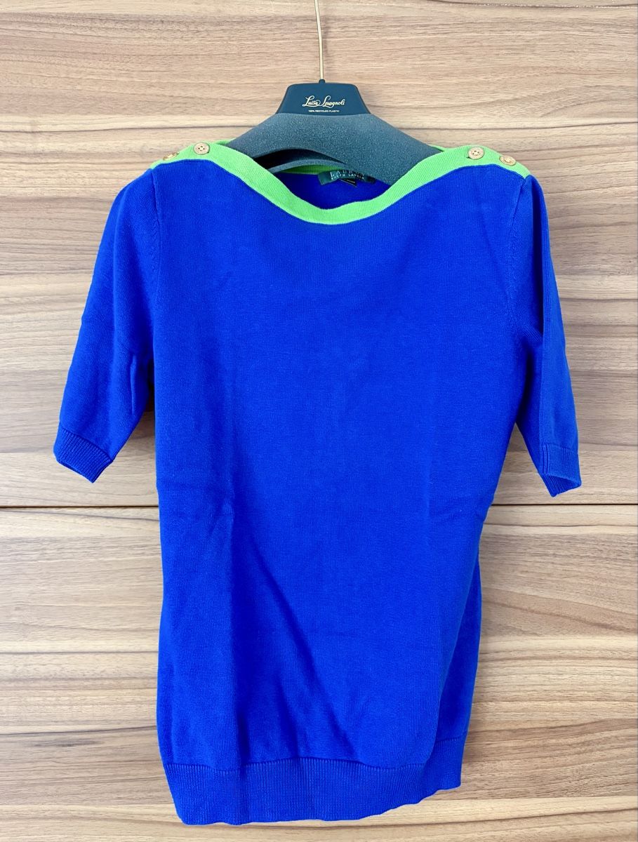Ralph Lauren Maglioni & Felpe: Ralph Lauren kurzarm Damen Shirt – Usato da Lugano venduto da mariavenezia