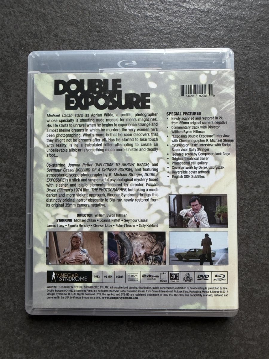 Tutti i DVDs: Double Exposure Blu-ray Vinegar Syndrome – Usato da Zürich venduto da cENS0R 1