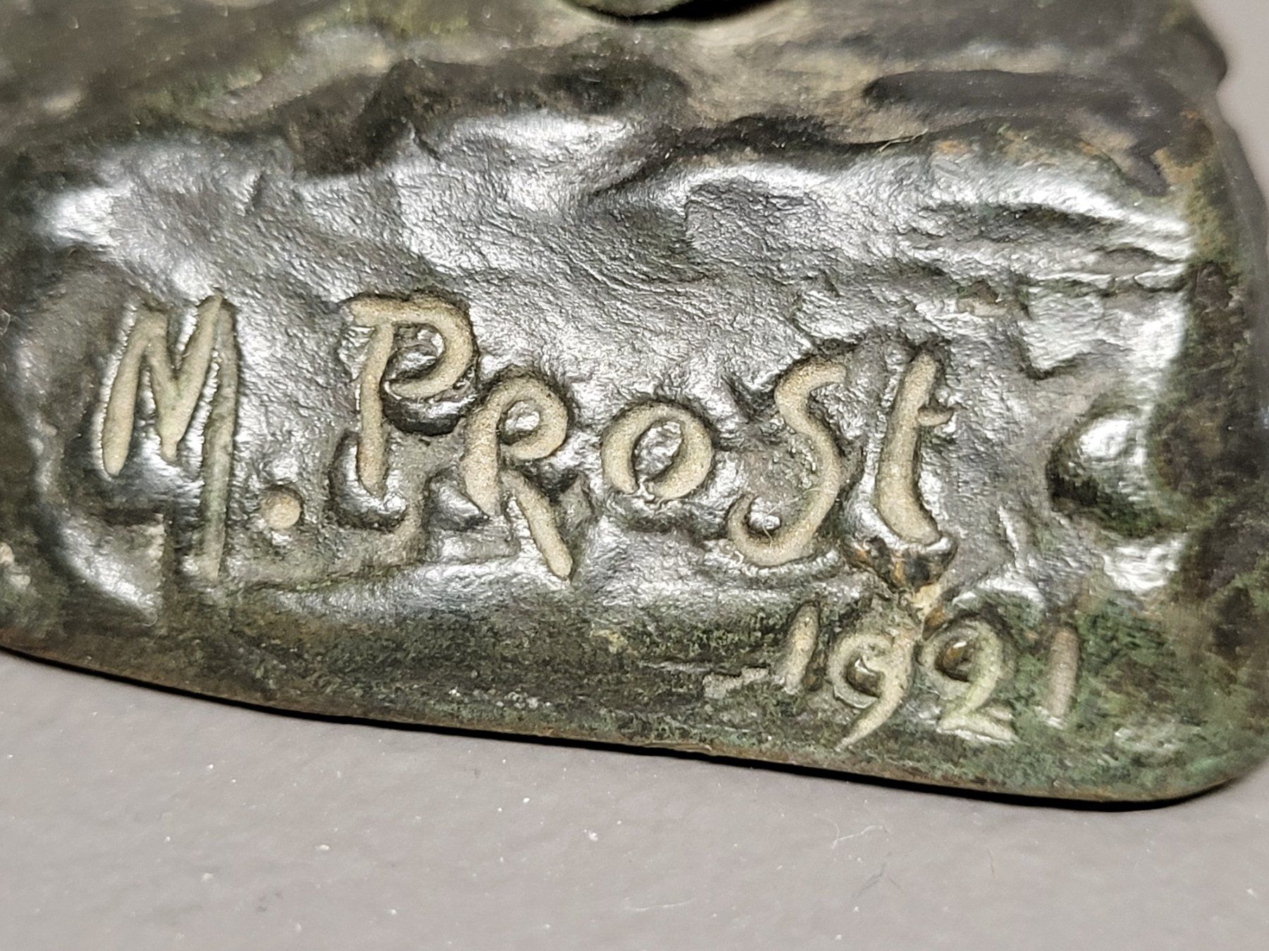 Sculture & Statue: Bronzeskulptur Ziege von M. Prost 1921 – Usato da Zürich venduto da BOAC1943 8