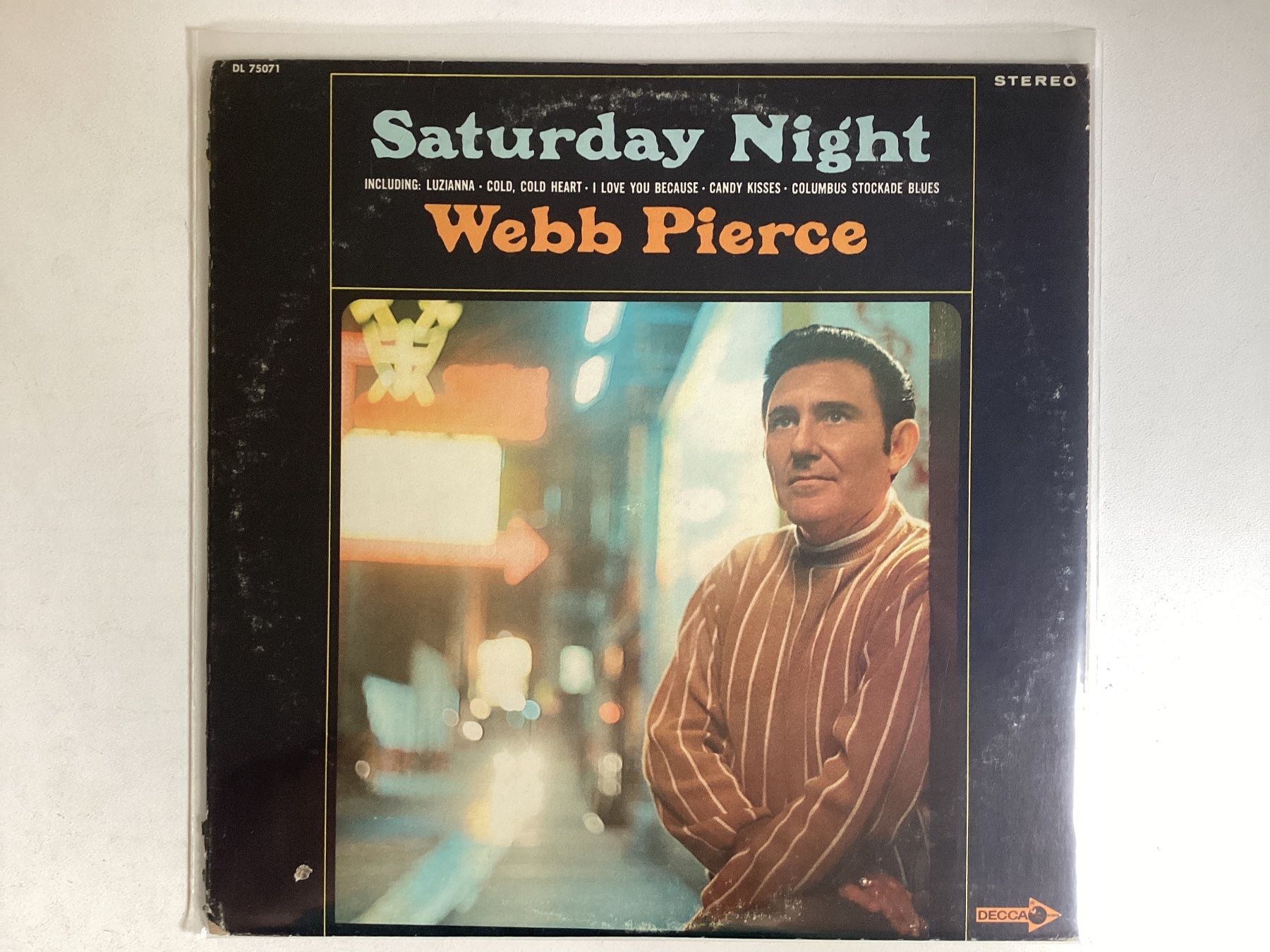 Dischi in vinile: Webb Pierce LP - Saturday Night – Usato da Gutenswil venduto da Hamzian
