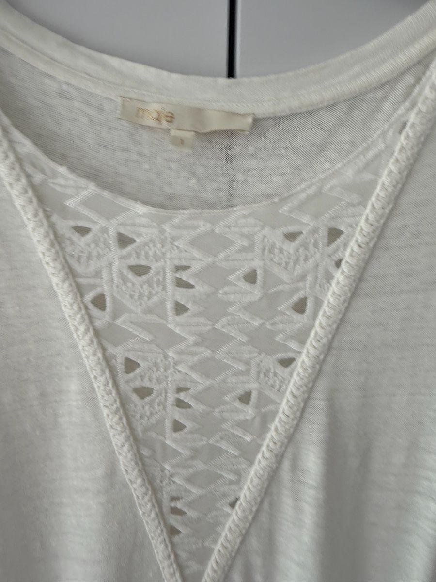 Robes: Maje Leinenkleid Weiss Gr. S (Gr. 1) – D'occasion à Zumikon par DesignDeluxe 1