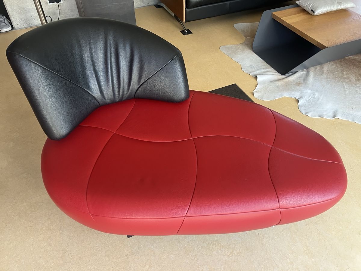 Leolux Sessel: Fauteuil Méridienne LEOLUX KIKKO – Neu (gemäss Beschreibung) aus Vesin von Erwy 2