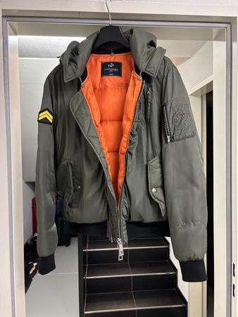 Khaki Winter Jacke The New Designers, Grösse L, Top!