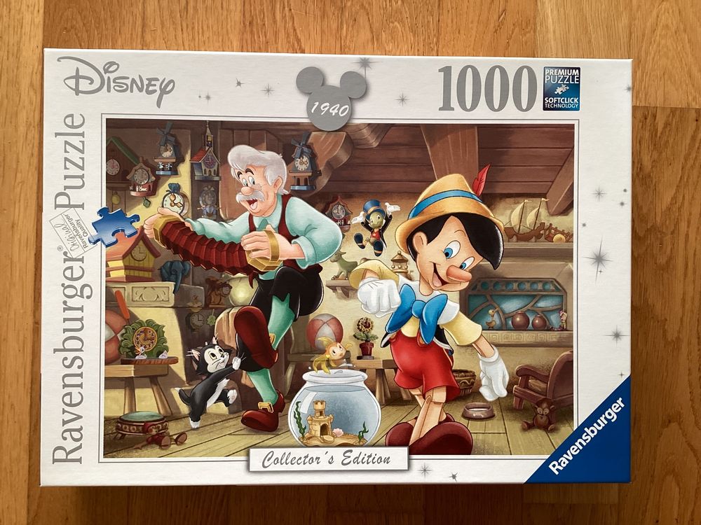 Ravensburger Puzzle 1000 Teile Disney Pinocchio (Gebraucht) in Seftigen ...