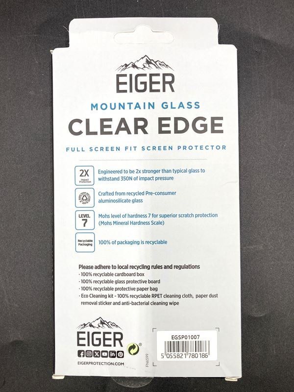 Ritocchi & pellicole di protezione: EIGER | Mountain Glass | Screen protector | S24/25 – Nuovo (secondo la descrizione) da Wittenbach venduto da Restwert_St-Gallen 1