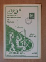 BIT 1957 Grosse Maximum Karte, Nummeriert mit Nr. 28