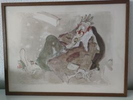 Original Grafik von Hannes Portmann, Lithographie 81/110