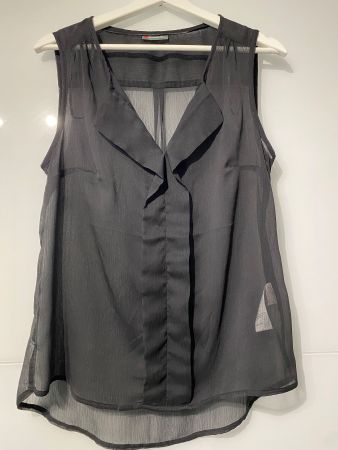 transparente Bluse Gr. 38