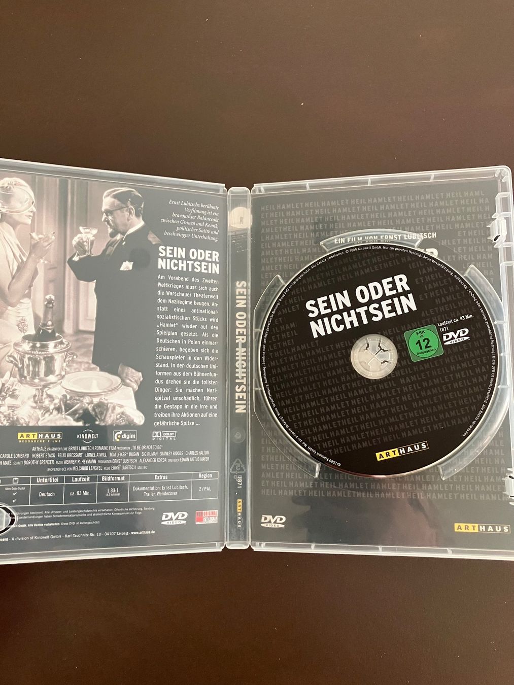 Libri: DVD Ernst Lubitsch: Sein oder Nichtsein mit extra Dokumentat – Usato da Menziken venduto da timbuktu1001 2