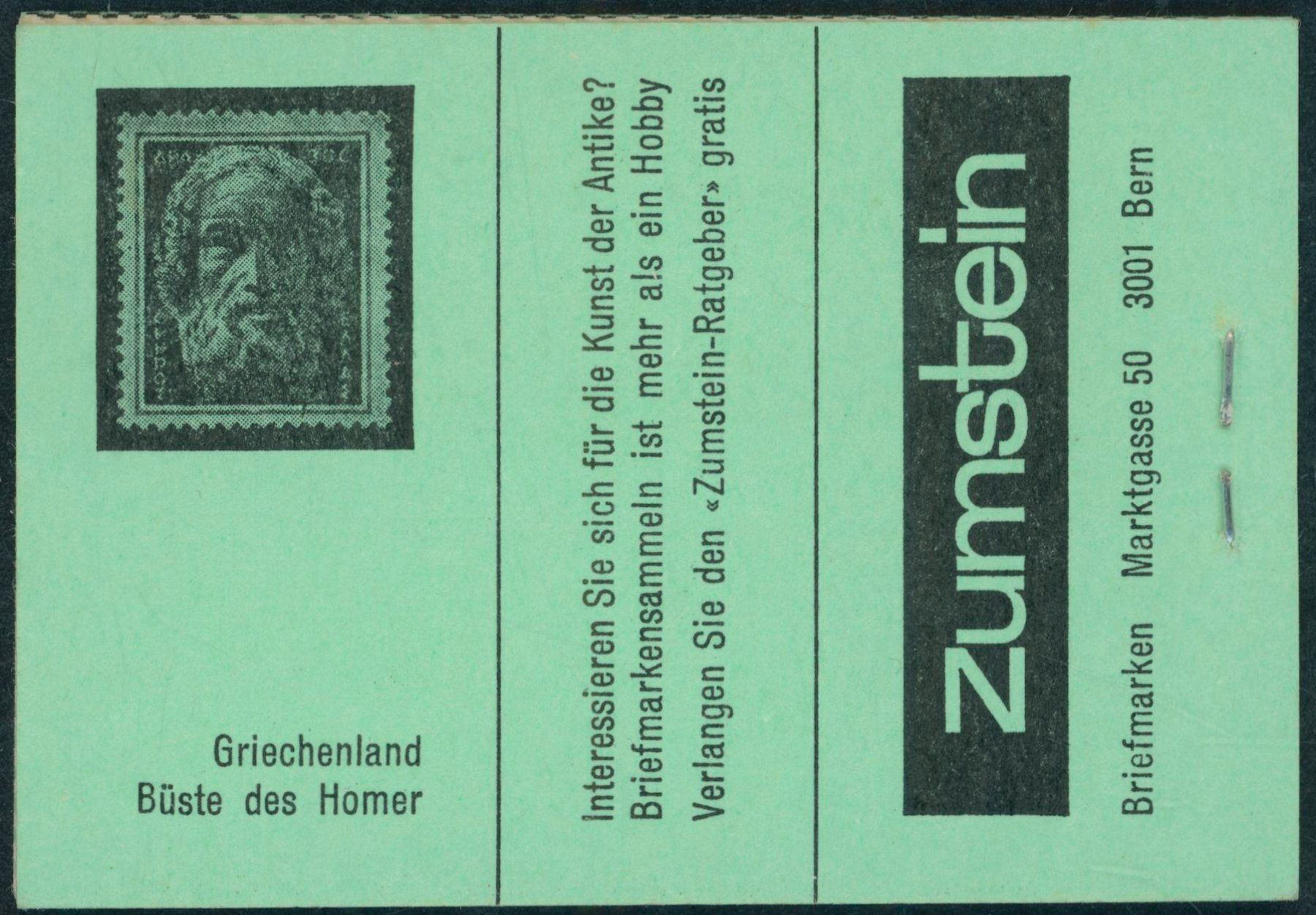 Tous les timbres: 1968 - Markenheftchen - Postgeschichte - Abart - postfrisch – Neuf (Voir description) à Schindellegi par leecollect 1
