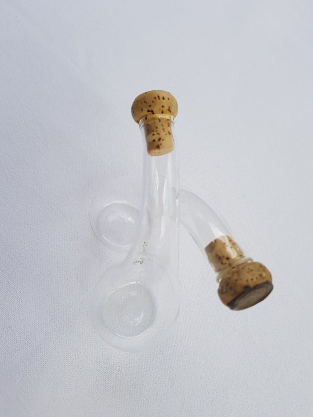 Altro in Stoviglie & Bicchieri: Vintage Glasflsche mit 2 Korken – Usato da Näfels venduto da SuEdHe 3