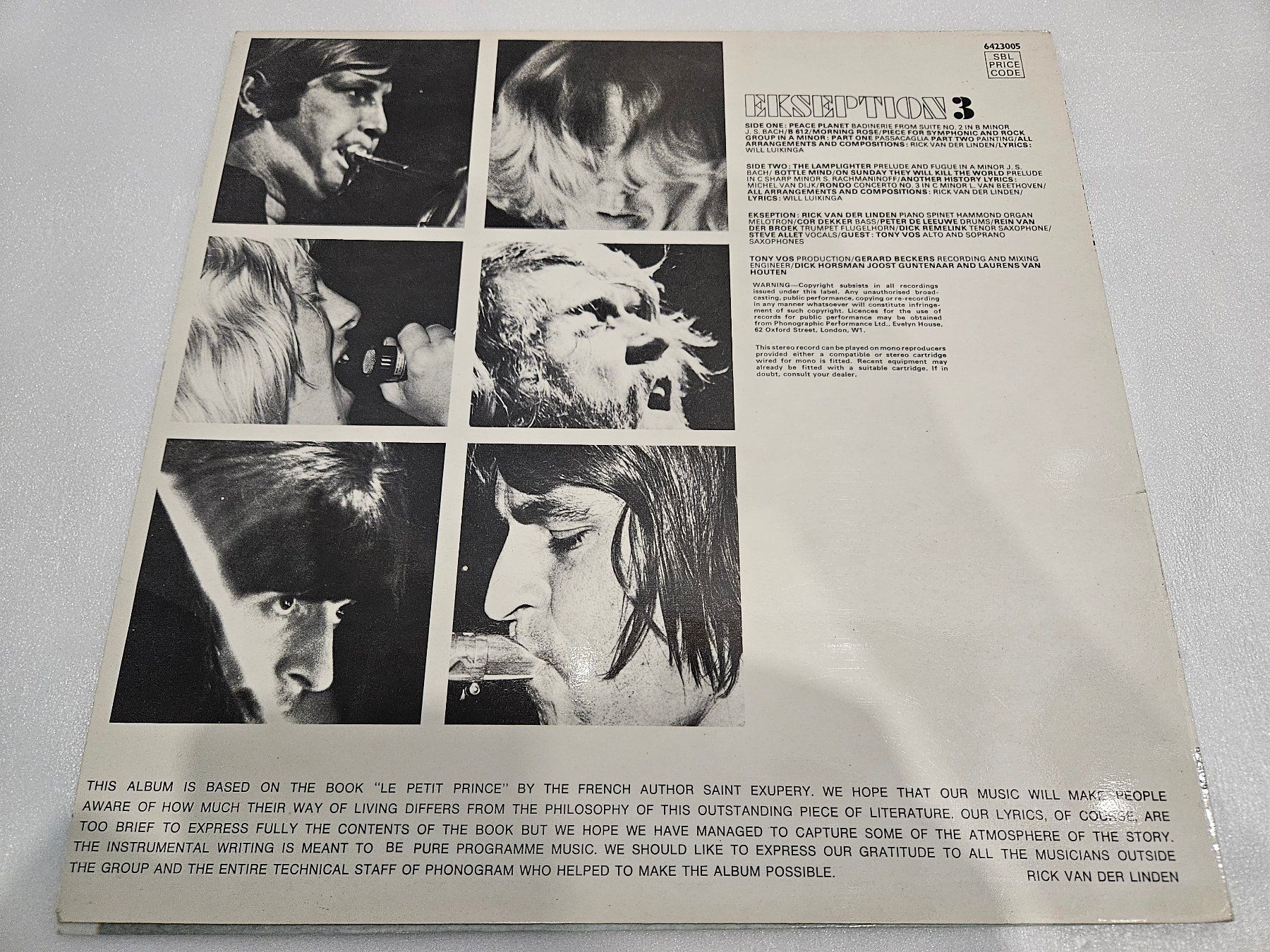 Schallplatten: Ekseption – Ekseption 3 (LP, Rock) – Gebraucht aus Uster von Vinyl-Leidenschaft 1
