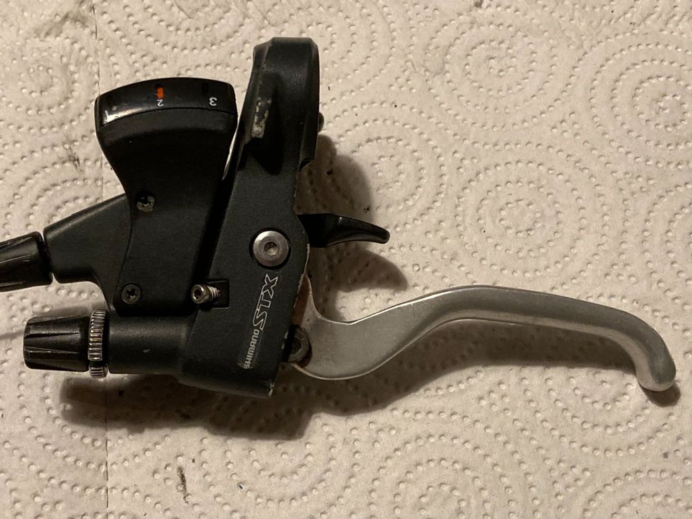 Leviers De Vitesse/frein Shimano STX ST-MC34 Vintage - Compatible 3x7 Vitesses, Occasion Mais Fonctionnel