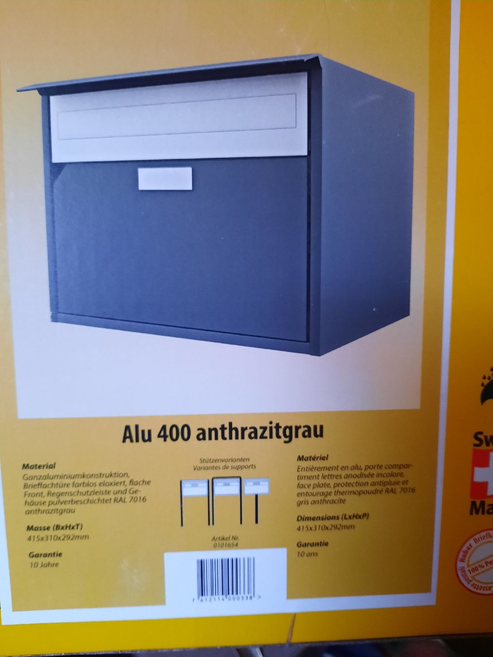Altro per la casa: Briefkasten Huber neu – Nuovo e nell'imballaggio originale da Basadingen venduto da 7_zwerge