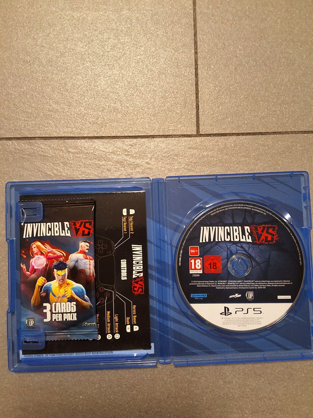 Giochi: PS5 Spiel Invincible VS mit Cards pack – Usato da Basel venduto da mucki1105 2