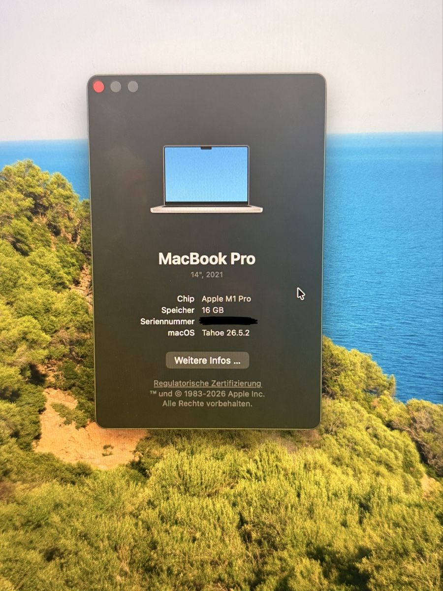 Apple Notebook: MacBook Pro 14 M1 16GB 2021 – Nuovo (secondo la descrizione) da Lengnau BE venduto da luc_x7fp 1