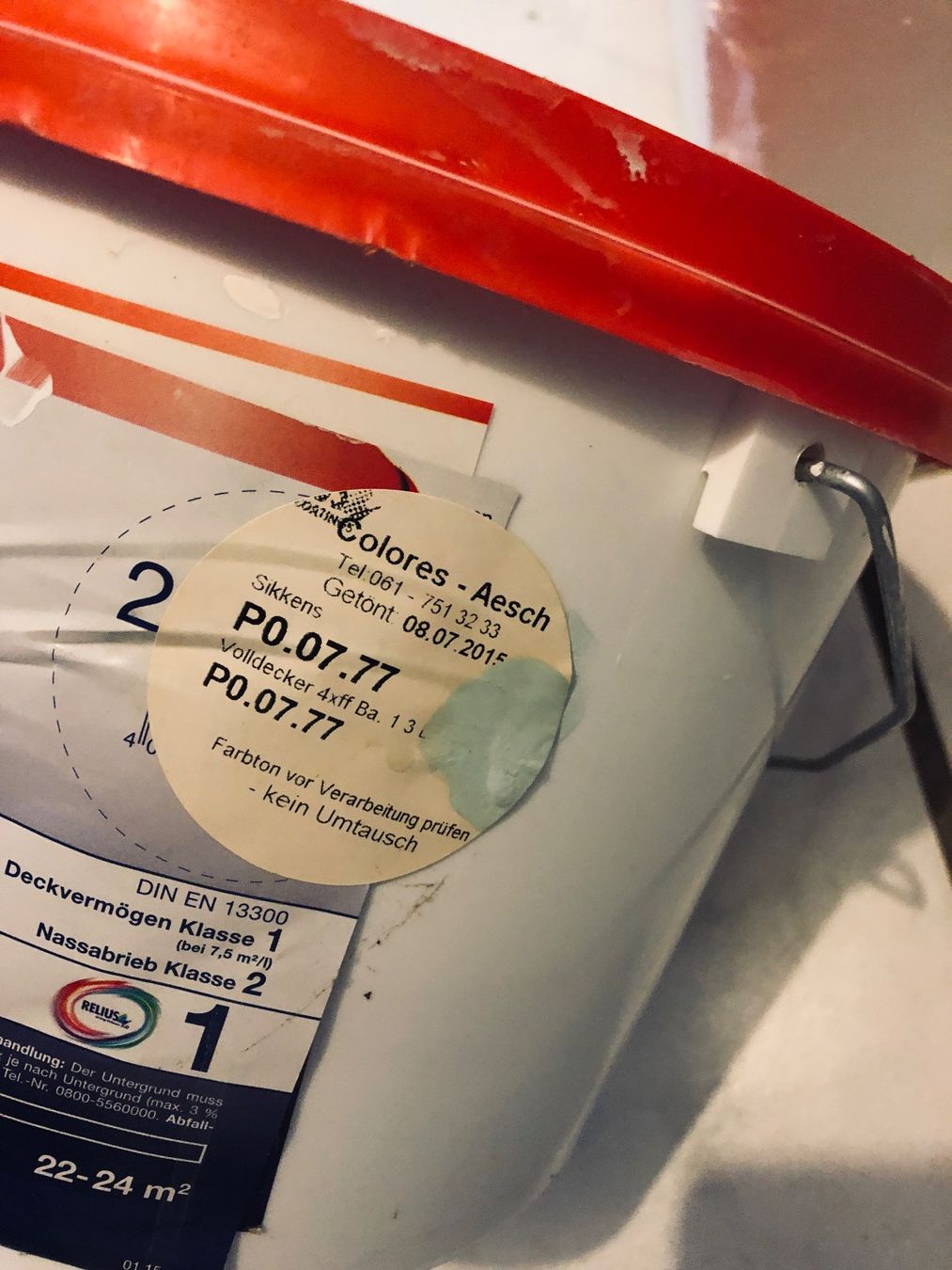 Colori: Relius Volldecker 4xff Innendispersionsfarbe, Grün – Usato da Arlesheim venduto da leyRum4.5 2