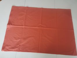 Kissenbezug Baumwolle Orange mit Reisverschluss 90cm x 66cm 