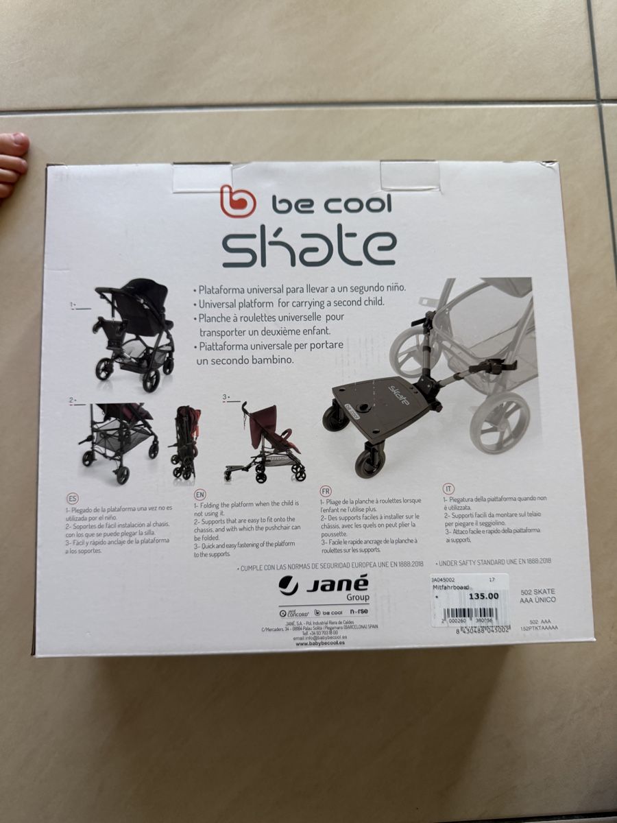 Carrozzine: Be Cool Skate Kinderwagen Trittbrett Set – Usato da Triesen venduto da ronin_85 1