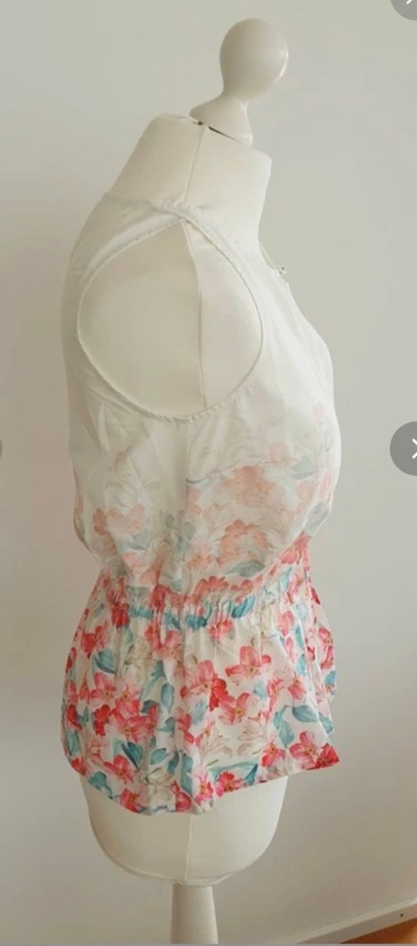 Camicette: Bluse leicht luftig Gr. 34 weiss blumig – Usato da Stansstad venduto da InStyle8 4