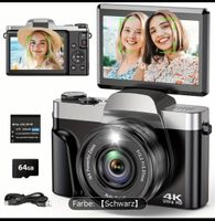 Neue Digital Kamera mit Ultra HD Flip Top Bildschirm