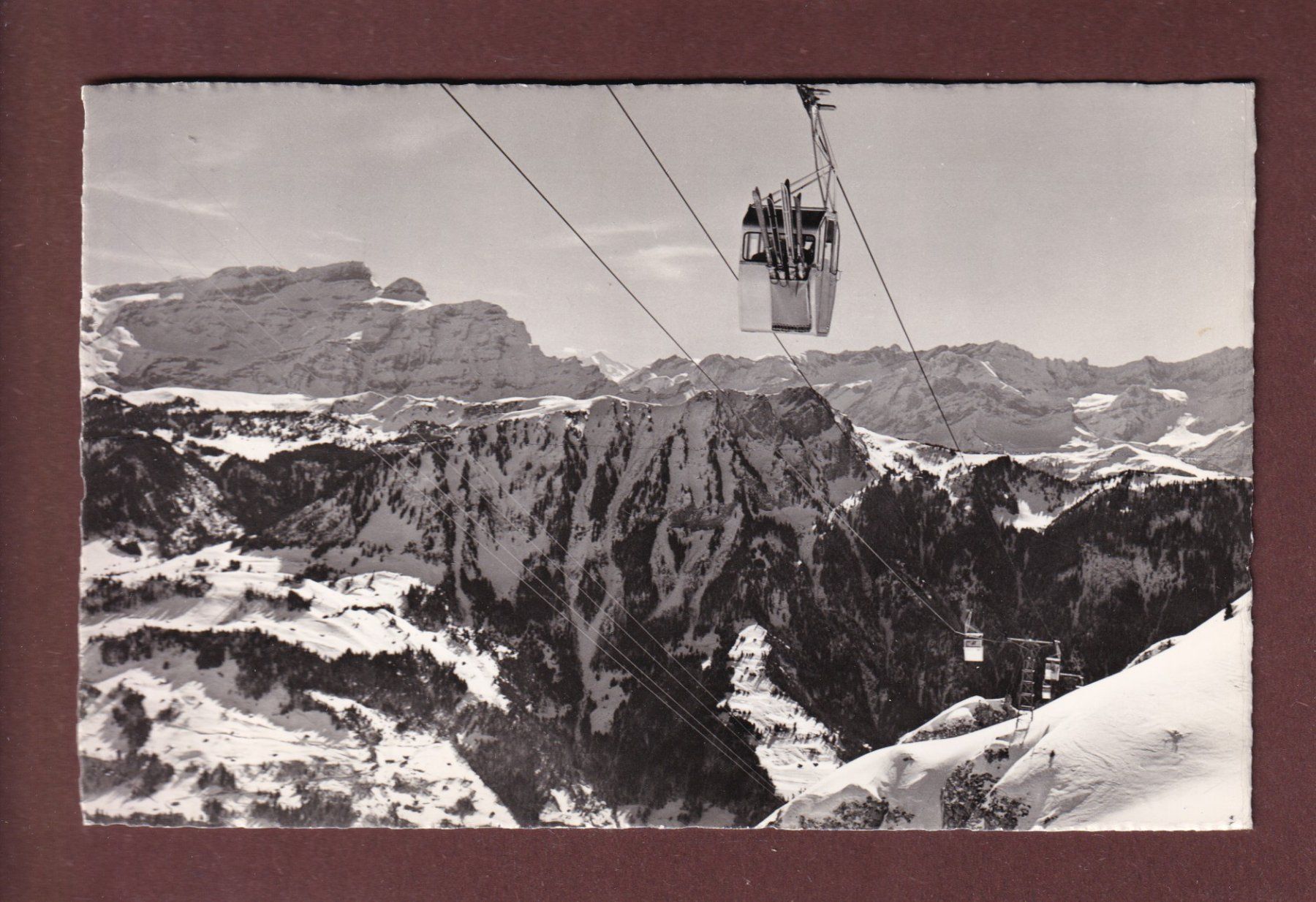 Cartes postales: Téléférique de LA BERNEUSE - 1960 – D'occasion à Pully par nicecards-shop